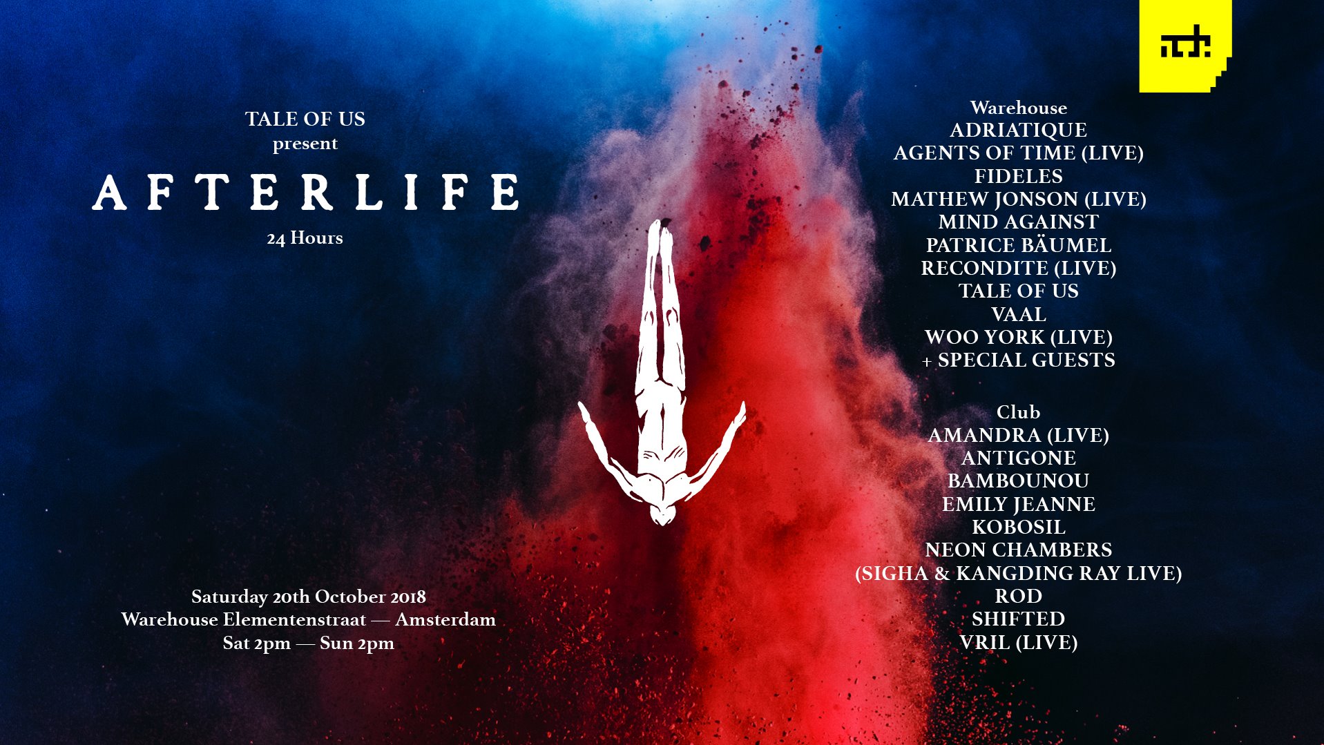 【ダンスミュージック先進国・オランダのアムステルダムで開催】ADE 2018でテクノイベントAfterlifeが10/20に開催