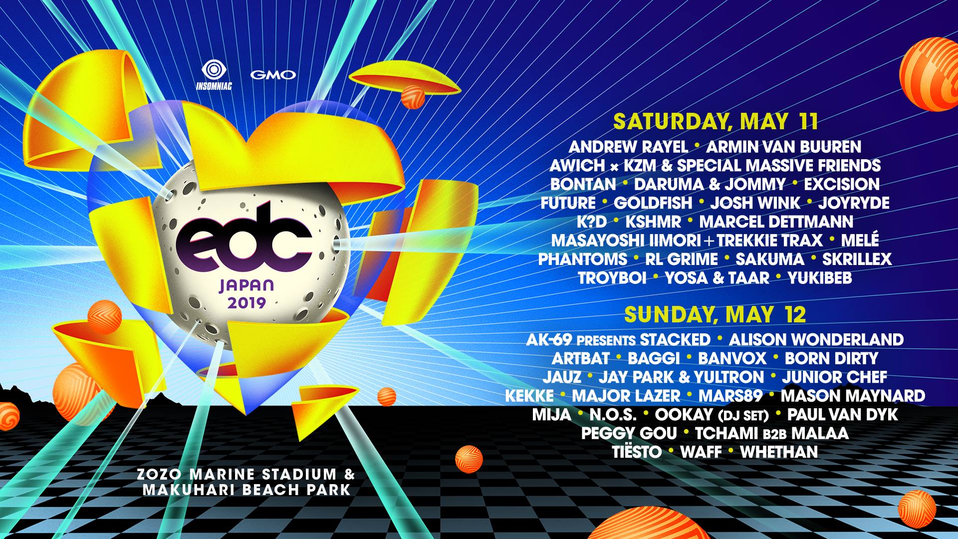 【いよいよ今週末】EDC Japan 2019にまさかEDMのスーパー有名どころだけ見に行く人とかいないよね？【もう令和ですよ】